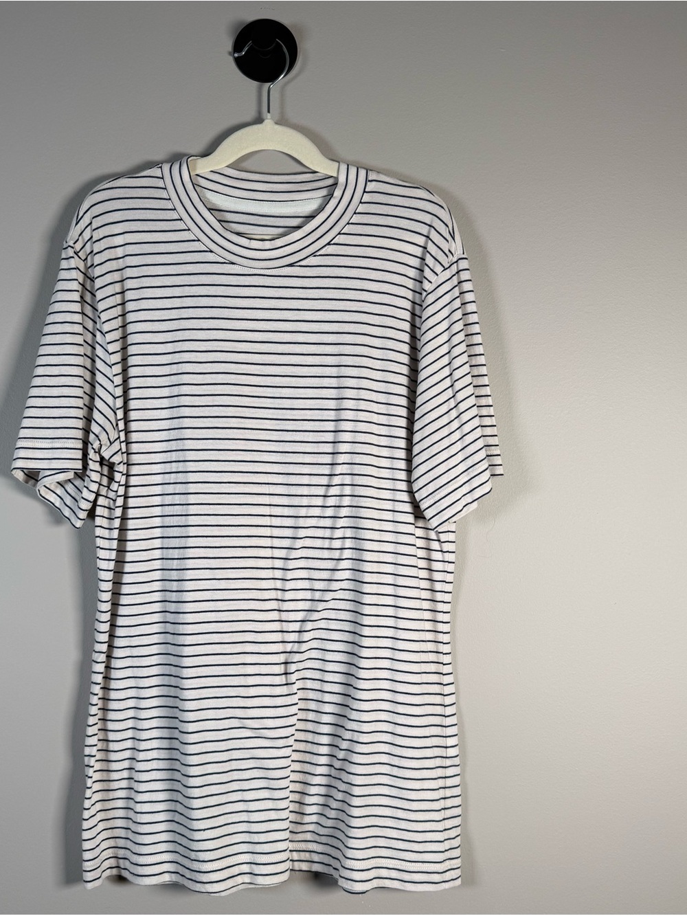 MM Lafleur White and Navy Striped Short-Sleeve Tee